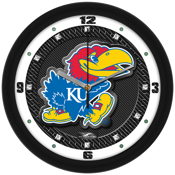 Carbon Fiber Textured Wall Clock