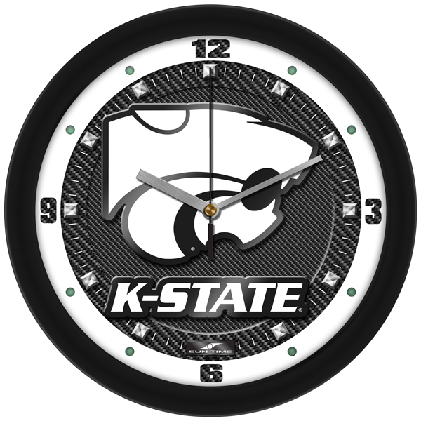 Carbon Fiber Textured Wall Clock