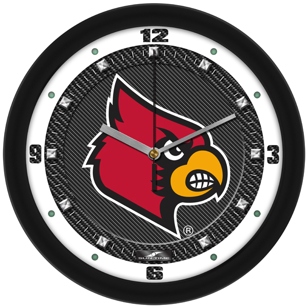 Carbon Fiber Textured Wall Clock