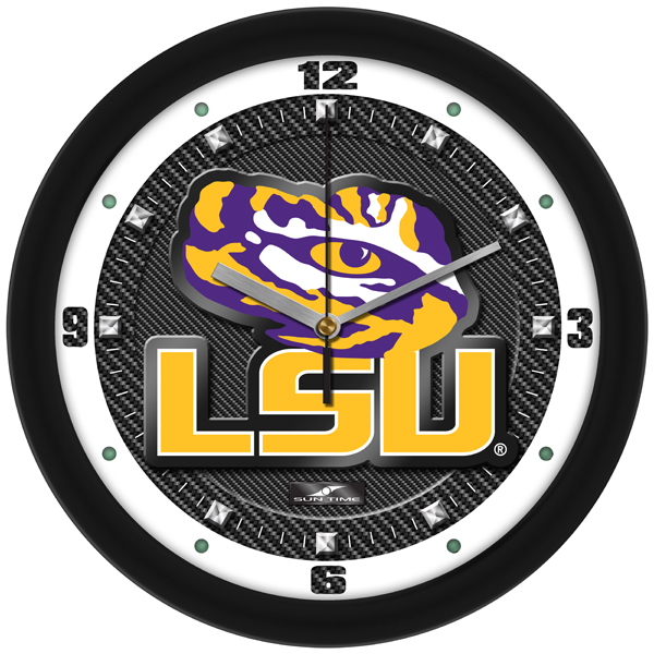 Carbon Fiber Textured Wall Clock