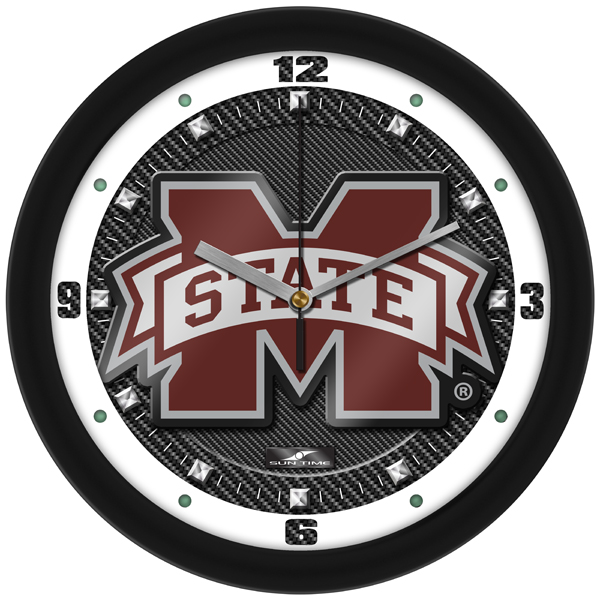 Carbon Fiber Textured Wall Clock