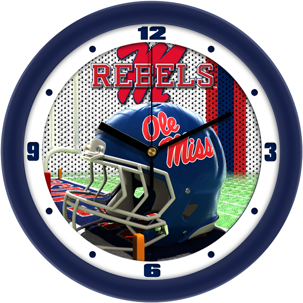 Football Helmet Wall Clock