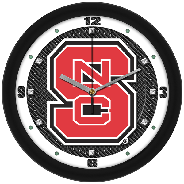Carbon Fiber Textured Wall Clock