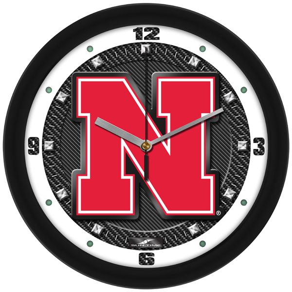 Carbon Fiber Textured Wall Clock