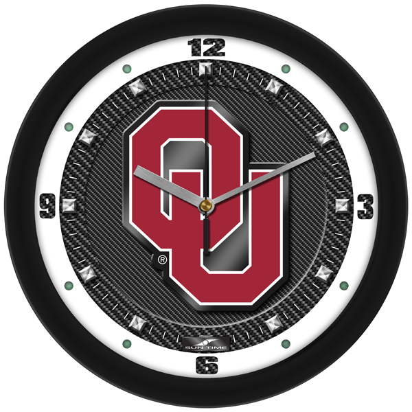 Carbon Fiber Textured Wall Clock