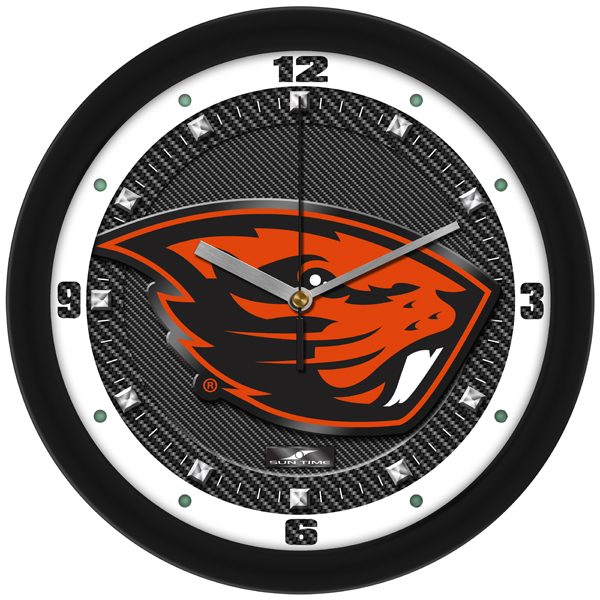 Carbon Fiber Textured Wall Clock