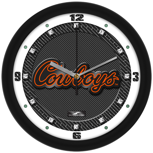 Carbon Fiber Textured Wall Clock