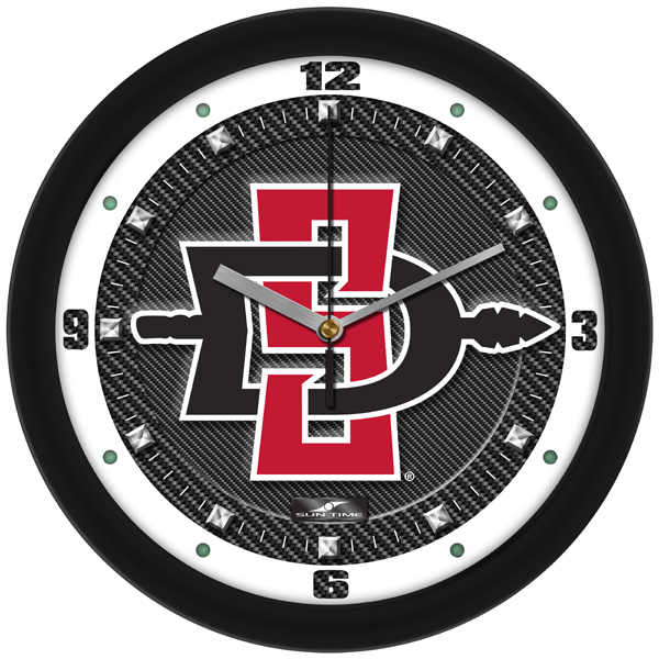 Carbon Fiber Textured Wall Clock
