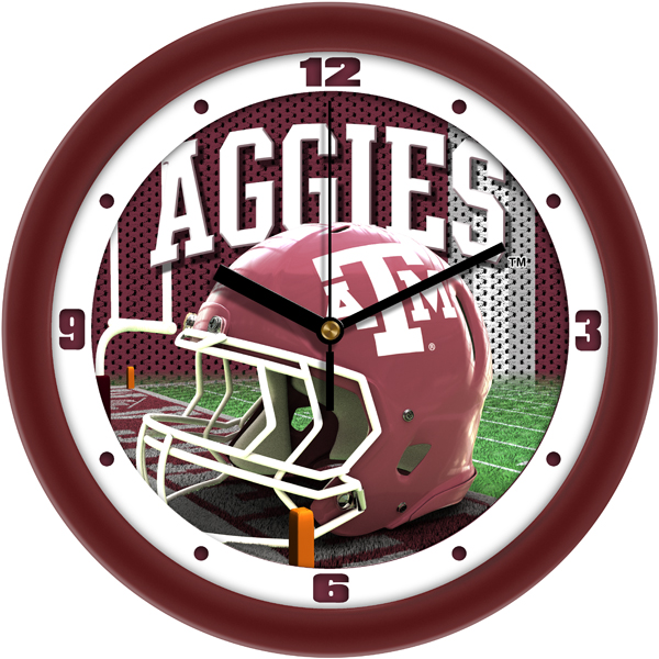 Football Helmet Wall Clock