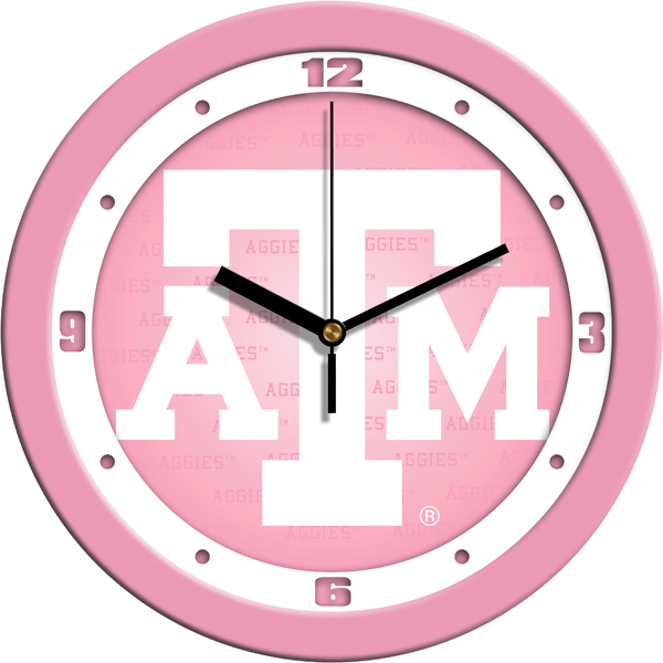 Pink Wall Clock