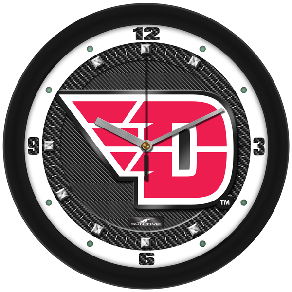 Carbon Fiber Textured Wall Clock