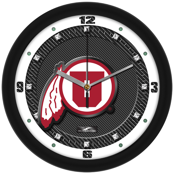 Carbon Fiber Textured Wall Clock