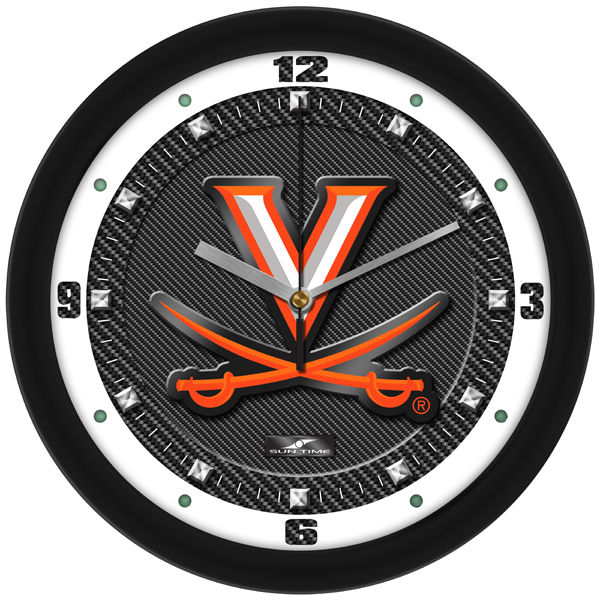 Carbon Fiber Textured Wall Clock