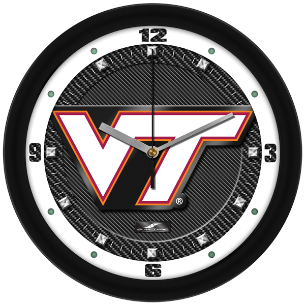 Carbon Fiber Textured Wall Clock