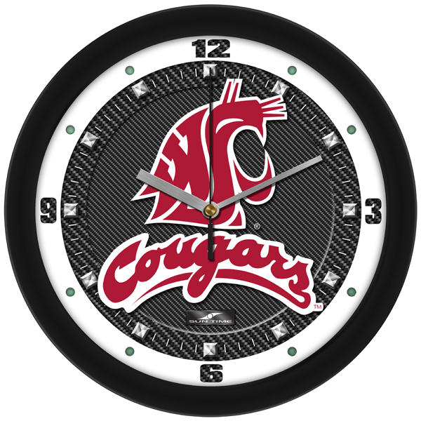 Carbon Fiber Textured Wall Clock
