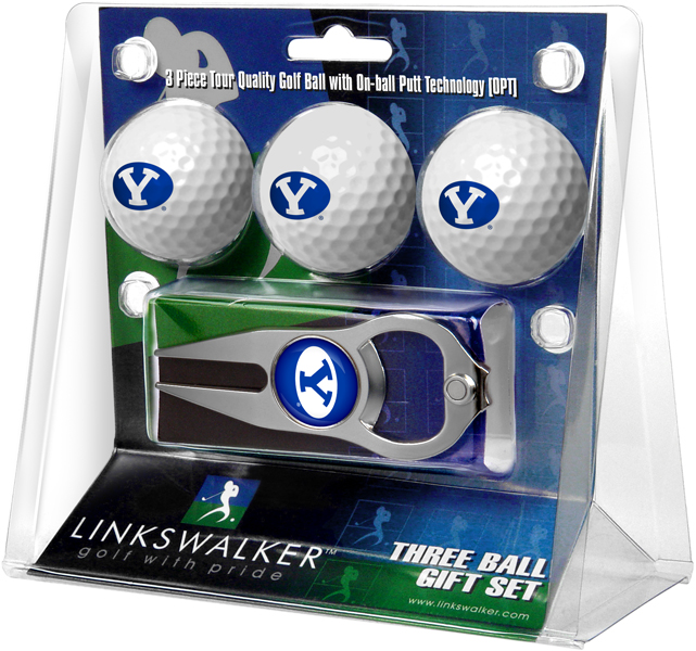 3 ProVictory Golf Balls w/<br>Hat Trick Divot Tool