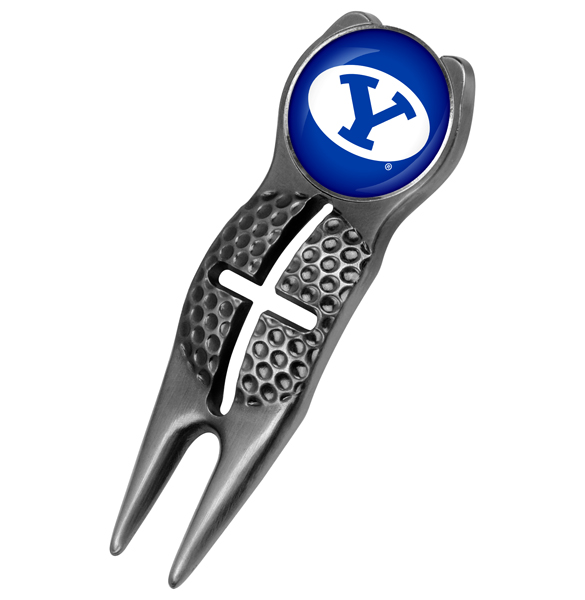 Crosshairs Divot Tool<br> w/ Logo'd Marker  - Black