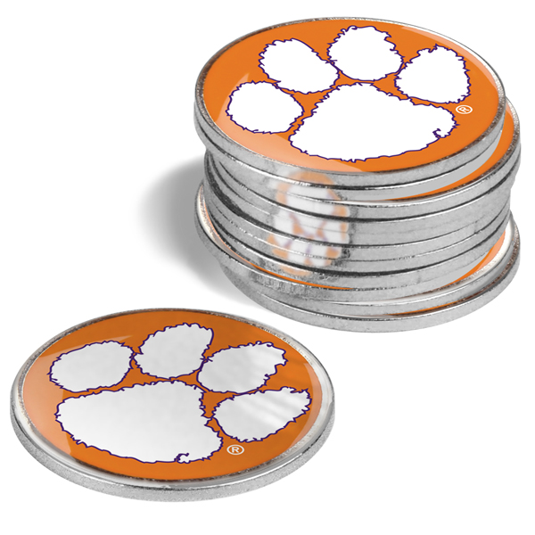 12 Team Logo'd<br>Metal Ball Markers