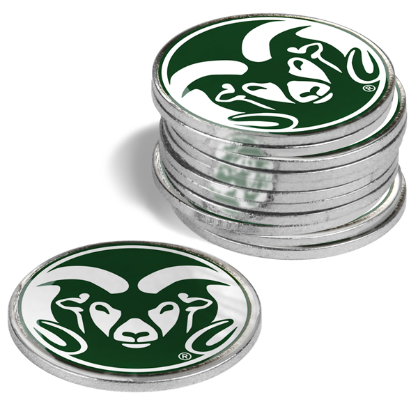 12 Team Logo'd<br>Metal Ball Markers