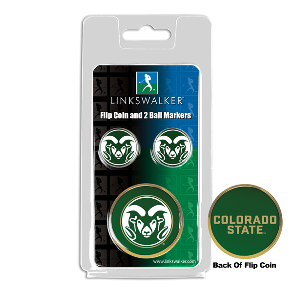Team Flip Coin w/ <br> 2 Logo'd Ball Markers