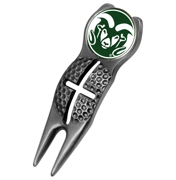Crosshairs Divot Tool<br> w/ Logo'd Marker  - Black