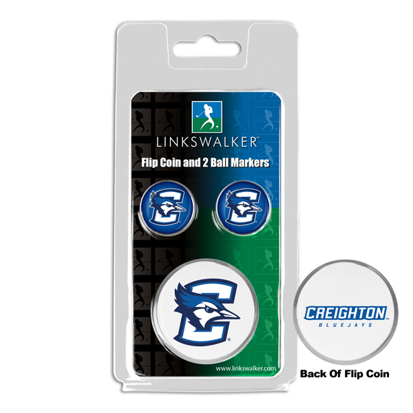 Team Flip Coin w/ <br> 2 Logo'd Ball Markers