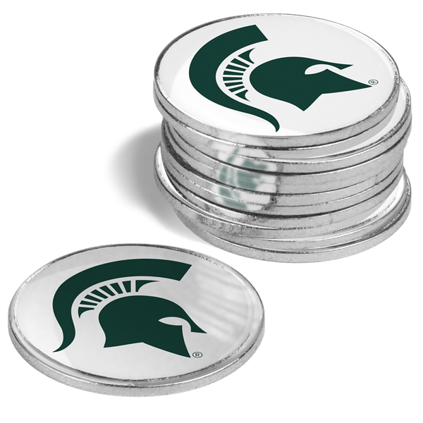 12 Team Logo'd<br>Metal Ball Markers