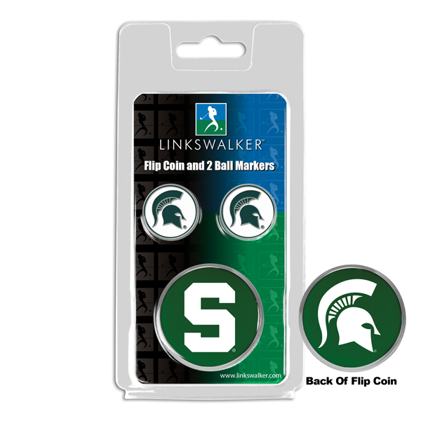 Team Flip Coin w/ <br> 2 Logo'd Ball Markers