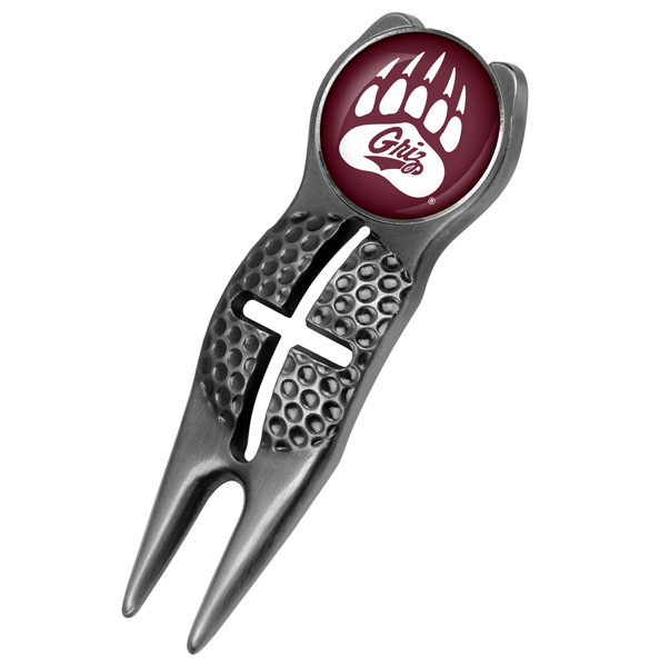 Crosshairs Divot Tool<br> w/ Logo'd Marker  - Black