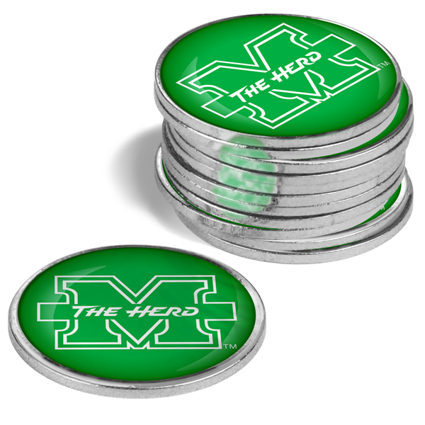 12 Team Logo'd<br>Metal Ball Markers