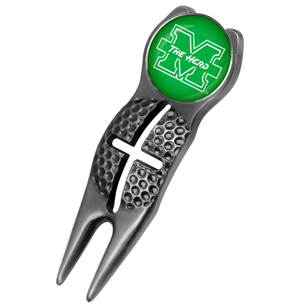 Crosshairs Divot Tool<br> w/ Logo'd Marker  - Black