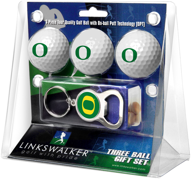 3 ProVictory Golf Balls w/<br>Key Chain Bottle Opener