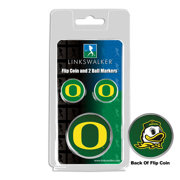Team Flip Coin w/ <br> 2 Logo'd Ball Markers