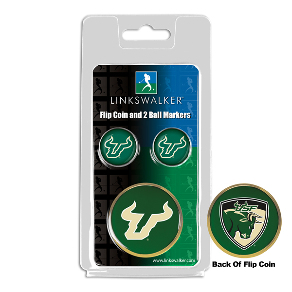 Team Flip Coin w/ <br> 2 Logo'd Ball Markers