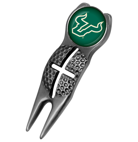 Crosshairs Divot Tool<br> w/ Logo'd Marker  - Black