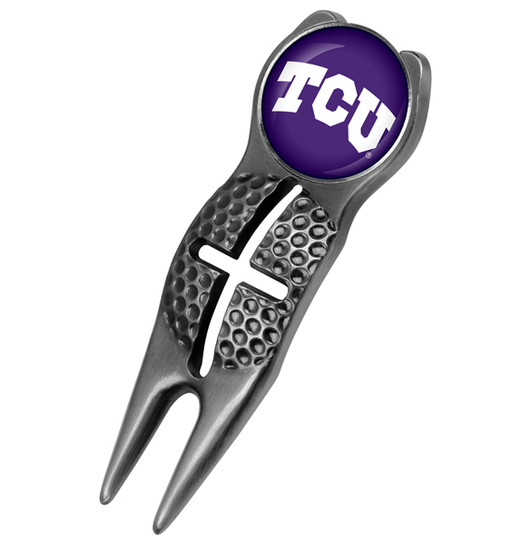 Crosshairs Divot Tool<br> w/ Logo'd Marker  - Black