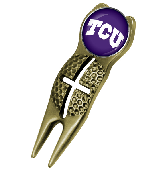 Crosshairs Divot Tool<br> w/ Logo'd Marker  - Gold