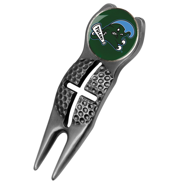 Crosshairs Divot Tool<br> w/ Logo'd Marker  - Black