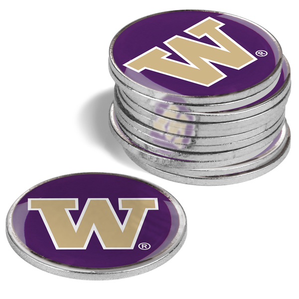 12 Team Logo'd<br>Metal Ball Markers