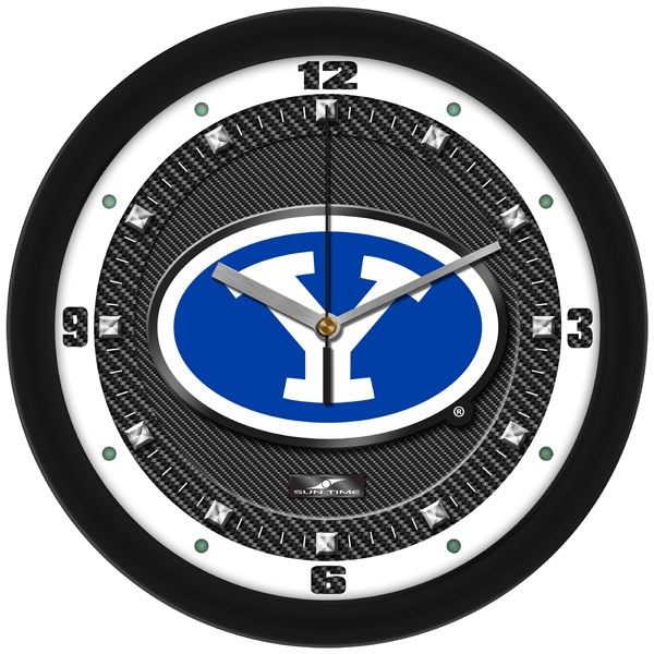 Carbon Fiber Textured Wall Clock