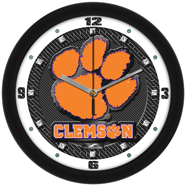 Carbon Fiber Textured Wall Clock