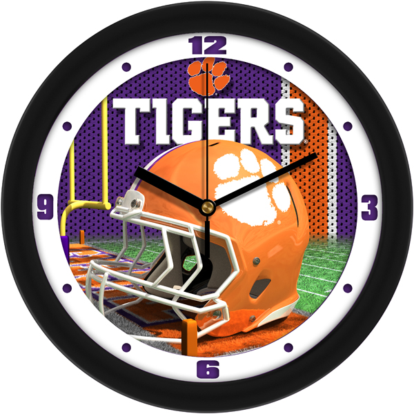 Football Helmet Wall Clock