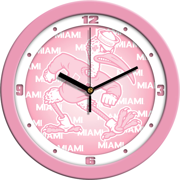 Pink Wall Clock