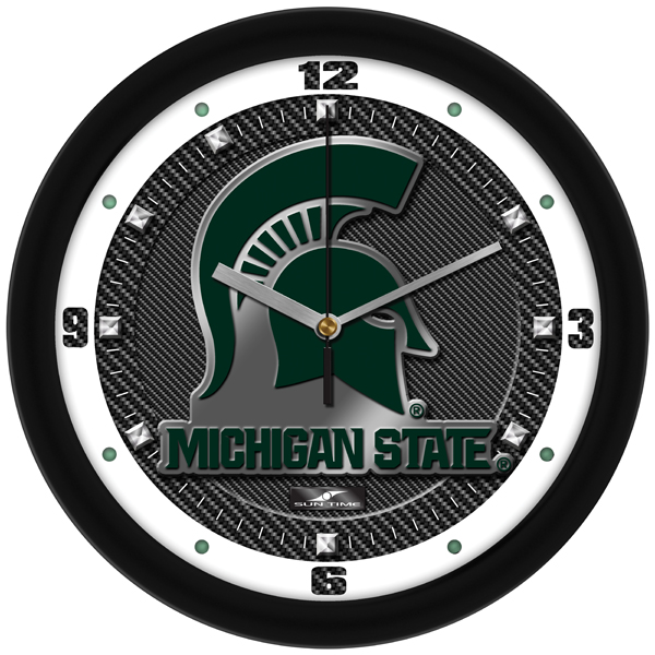 Carbon Fiber Textured Wall Clock