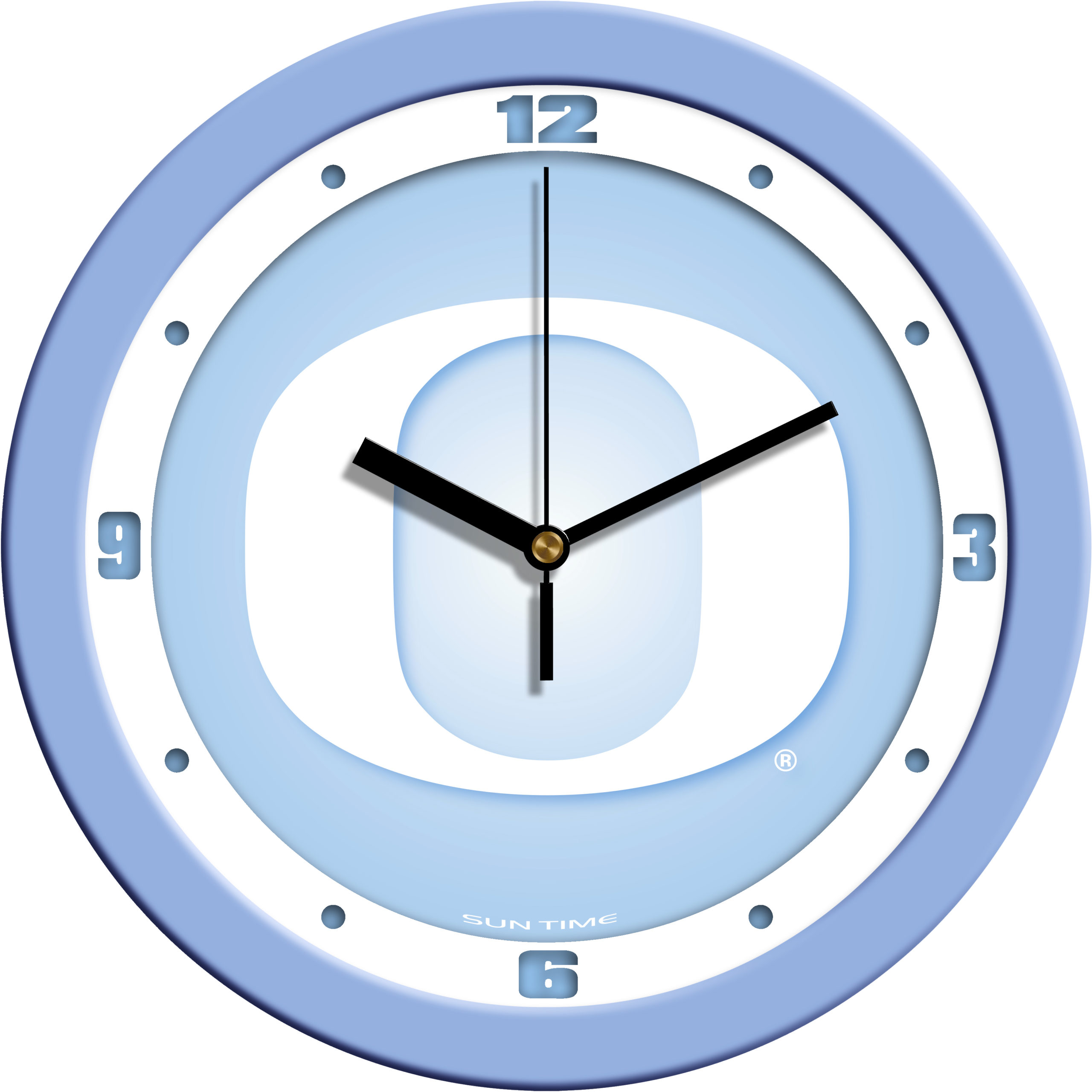 Baby Blue Wall Clock