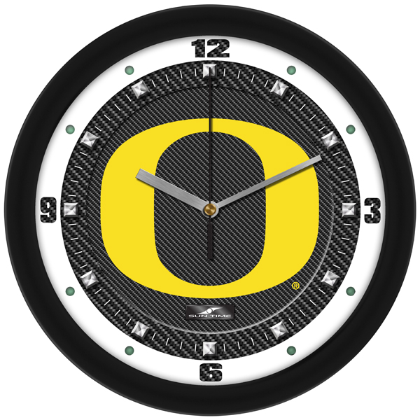 Carbon Fiber Textured Wall Clock