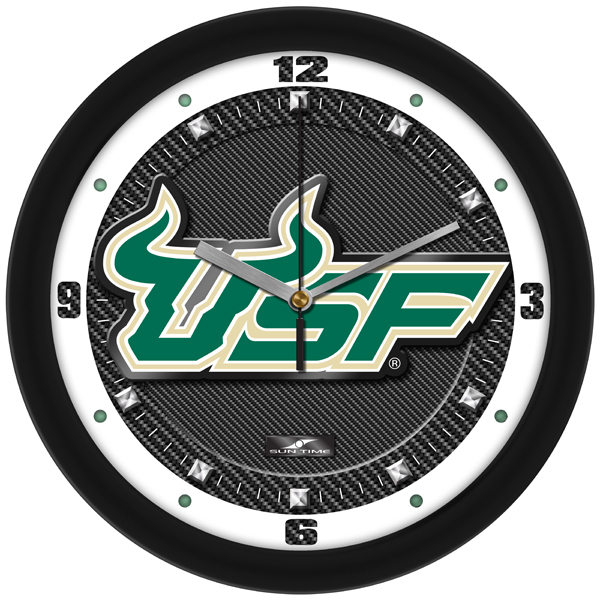 Carbon Fiber Textured Wall Clock