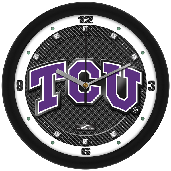 Carbon Fiber Textured Wall Clock