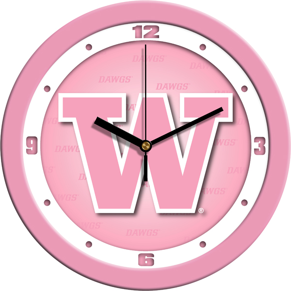 Pink Wall Clock